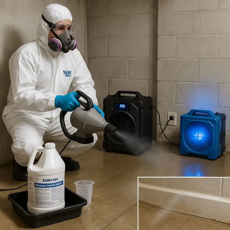Sanitization and Odor Removal process in McCloud, CA
