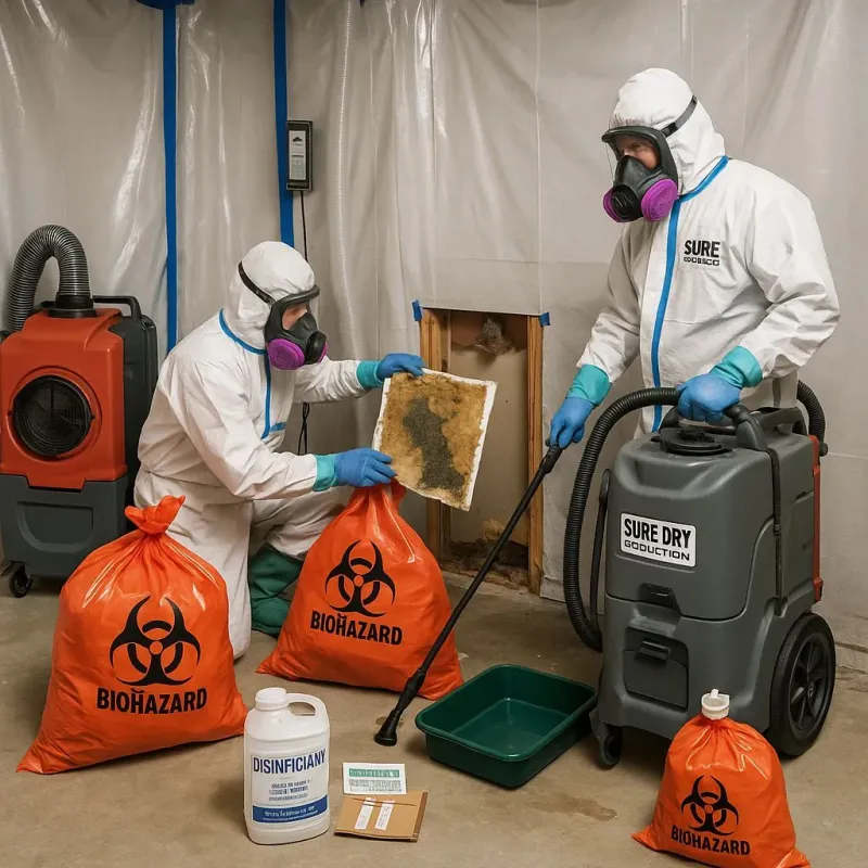 Contaminated Water Handling Protocols process in McCloud, CA