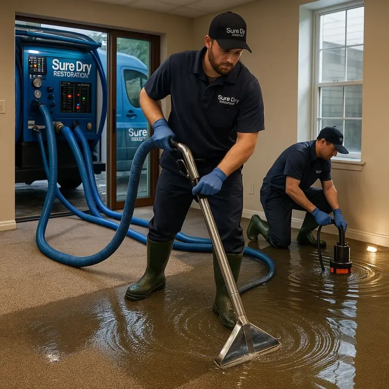 Water Extraction and Removal process in McCloud, CA